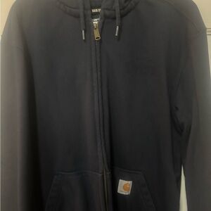 Carhartt Dark Blue Full-Zip Sweatshirt